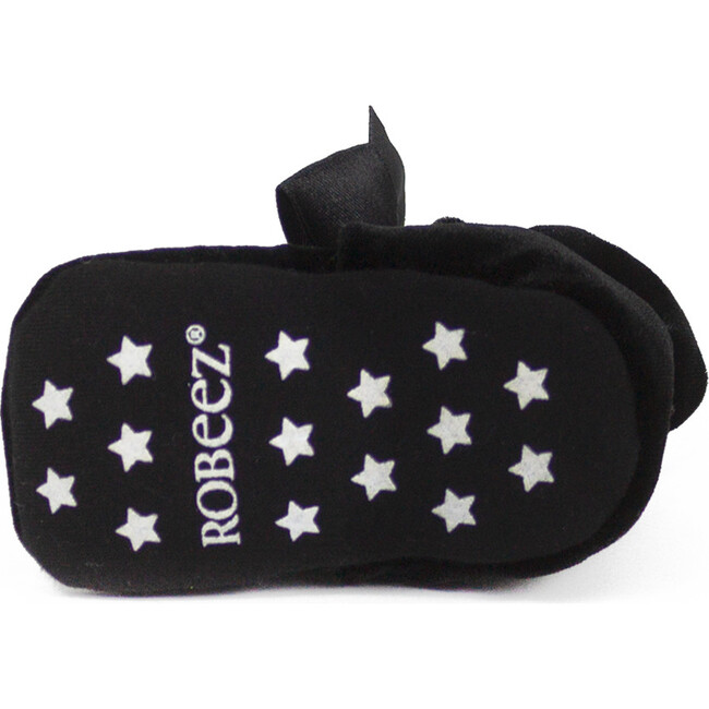 Holiday Bow Snap Booties, Black - Booties - 5