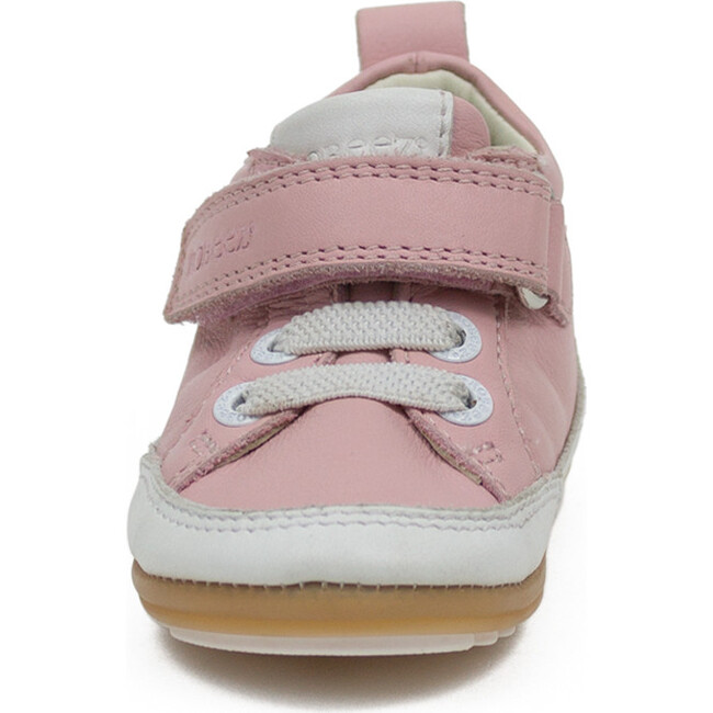 Mistan Leather Sneaker, Blush Pink - Sneakers - 3