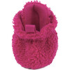Sherpa Snap Booties, Bright Pink - Booties - 4