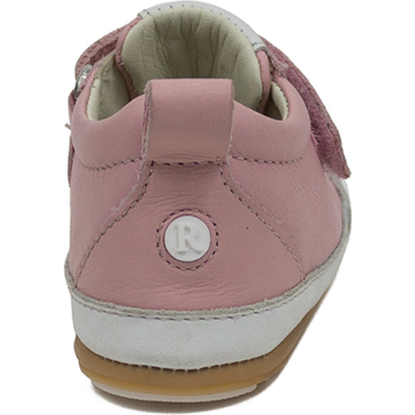 Mistan Leather Sneaker, Blush Pink - Sneakers - 4
