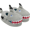 Shark Slippers, Grey - Slippers - 1 - thumbnail