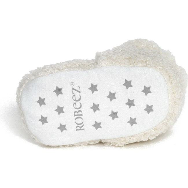 Sherpa Snap Booties, Ivory - Booties - 5