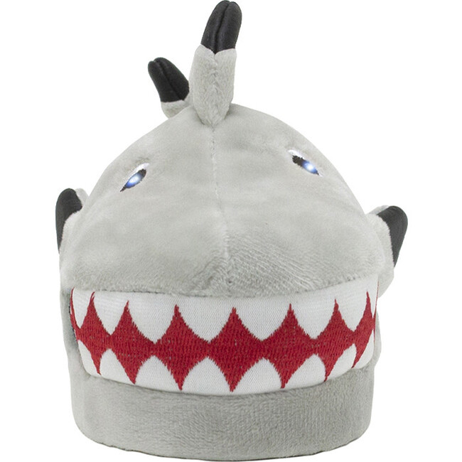 Shark Slippers, Grey - Slippers - 3