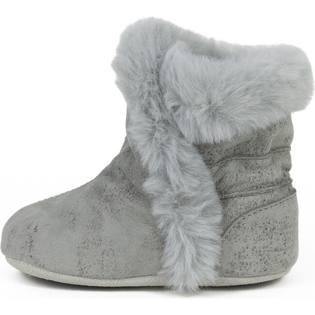 Classic Faux Fur Boots, Grey