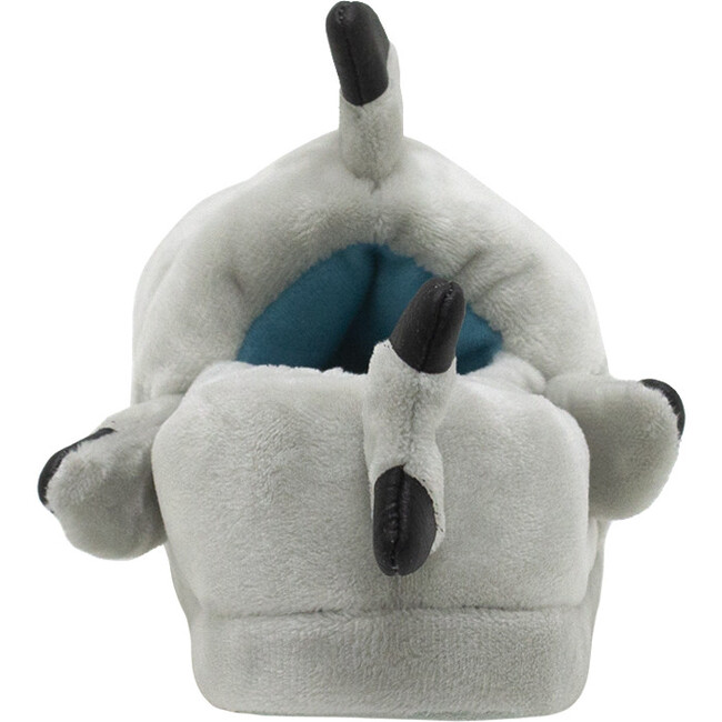 Shark Slippers, Grey - Slippers - 4