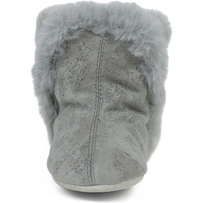 Classic Faux Fur Boots, Grey - Boots - 3