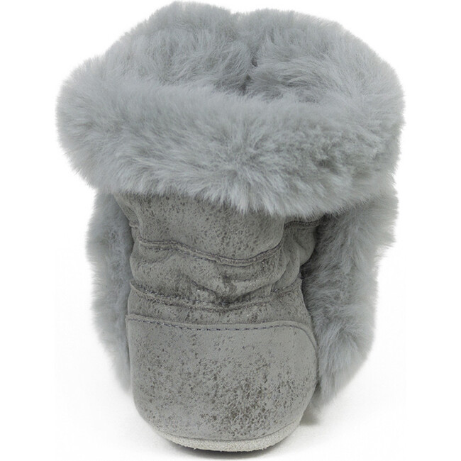 Classic Faux Fur Boots, Grey - Boots - 4