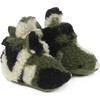 Cozy Camo Sherpa Snap Booties, Green Multi - Booties - 1 - thumbnail