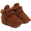 Sherpa Snap Booties, Ginger - Booties - 1 - thumbnail