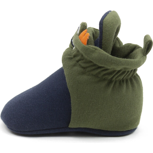 Crocodile Jersey Slipper, Navy