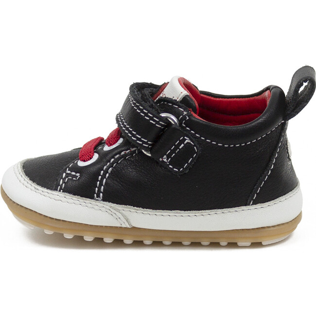 Mistan Leather Sneaker, Black - Sneakers - 2
