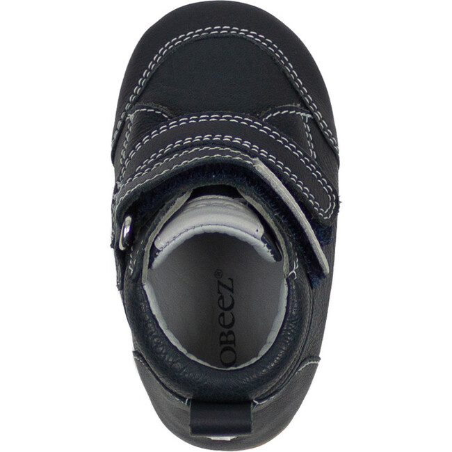 Miro Leather Sneaker, Navy - Sneakers - 6