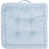 Gardenia Floor Pillow, Light Blue - Pillows - 1 - thumbnail