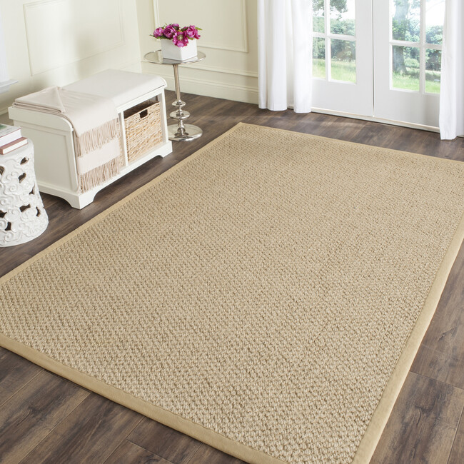 Natural Fiber Everly Rug, Beige - Rugs - 2