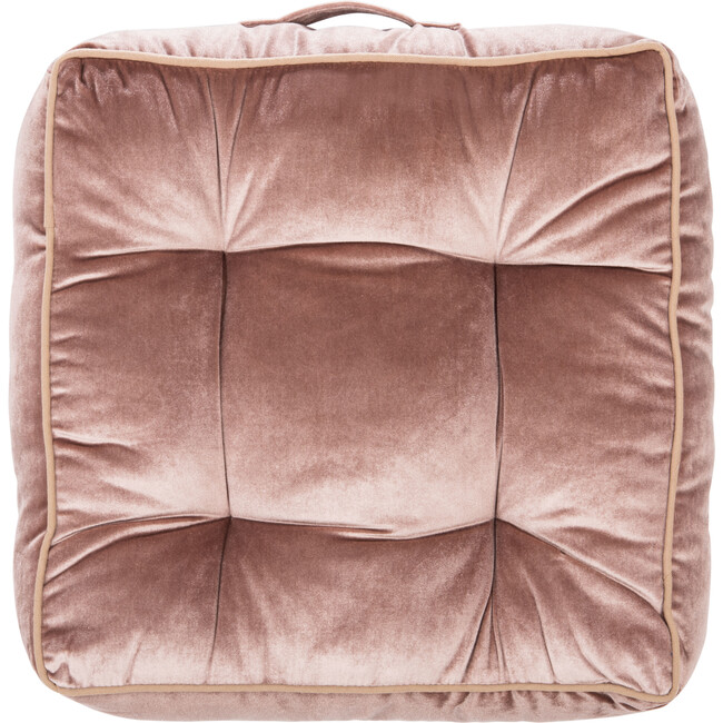 Primrose Floor Pillow, Pink - Pillows - 3