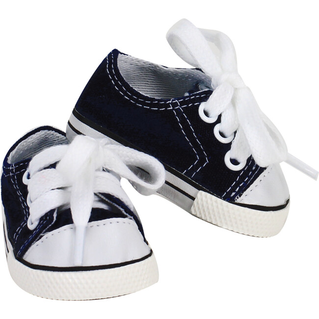 15" Doll Canvas Sneakers, Black