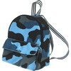 18" Doll Camouflage Nylon Backpack, Blue - Doll Accessories - 1 - thumbnail