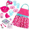 18" Doll Baking Accessories & Apron Set, Pink - Doll Accessories - 1 - thumbnail