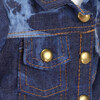 18" Doll Acid Washed Jean Jacket, Light Blue - Doll Accessories - 3
