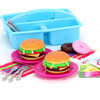 18" Doll Grill Caddy & Food Set, Light Blue - Doll Accessories - 1 - thumbnail