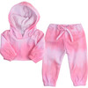 18" Doll, Pink Tie Dye Hoodie & Sweatpants, Pink - Doll Accessories - 1 - thumbnail