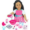 18" Doll Baking Accessories & Apron Set, Pink - Doll Accessories - 4