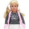 18" Doll "Let It Snow" Sweater, Lace Skirt, Leggings, Earmuffs, Pocket Scarf & Ewe Boots - Doll Accessories - 3