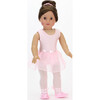 18" Doll Ballet Leotard, Skirt, Tights, Slippers & Hair Scrunchie, Light Pink - Doll Accessories - 2