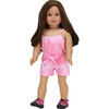 18" Doll Tie Dye Romper, Pink - Doll Accessories - 3