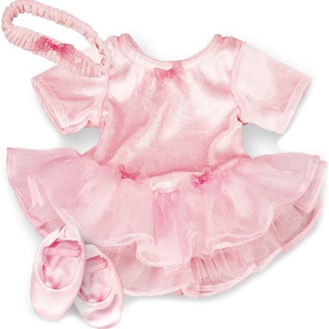 15" Doll Ballet Outfit, Light Pink - Doll Accessories - 3