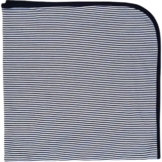 Stripes Blanket, Navy