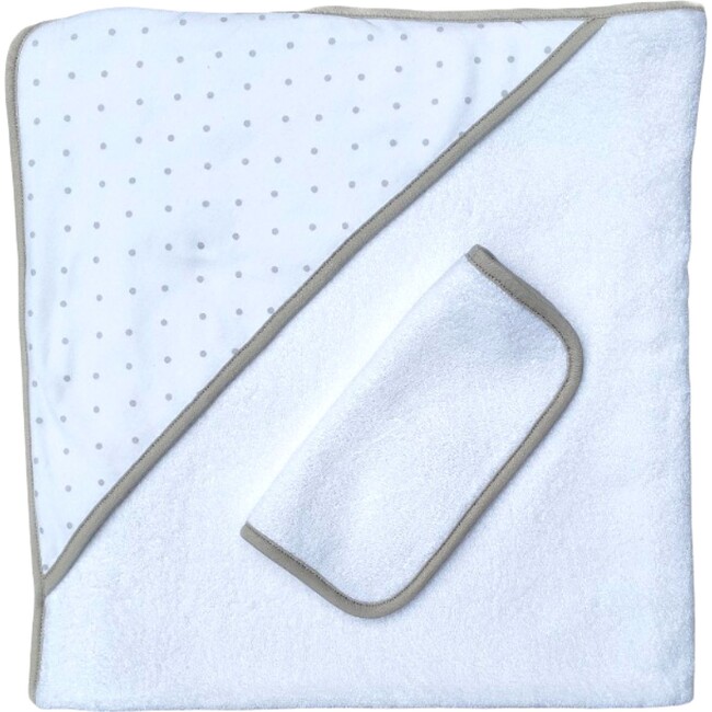 Dots Towel, Grey - Towels - 1