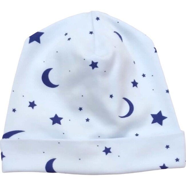 Moon and Star Hat, Blue