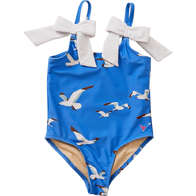 Lulu Swimsuit, Blue Palace Seagulls