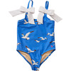 Lulu Swimsuit, Blue Palace Seagulls - One Pieces - 1 - thumbnail