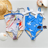 Lulu Swimsuit, Blue Palace Seagulls - One Pieces - 5