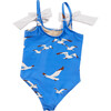 Lulu Swimsuit, Blue Palace Seagulls - One Pieces - 6