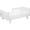 Junior Bed Conversion Kit for Hudson and Scoot Crib, White - Cribs - 1 - thumbnail