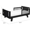 Junior Bed Conversion Kit for Hudson and Scoot Crib, Black - Beds - 3