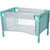 Zig Zag Playpen Bed, Aqua Green - Doll Accessories - 1 - thumbnail