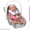 Twinkle Stars Car Seat, White Handle - Doll Accessories - 2