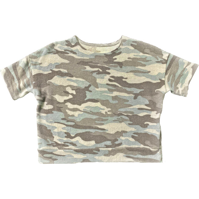 Camouflage Short Sleeve Sweatshirt