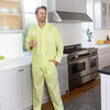 Men's Andy Cohen Stripe Long Sleeve PJ Pant Set, Yellow - Pajamas - 2