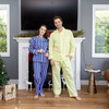 Men's Andy Cohen Stripe Long Sleeve PJ Pant Set, Yellow - Pajamas - 5