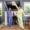 Men's Andy Cohen Stripe Long Sleeve PJ Pant Set, Yellow - Pajamas - 7