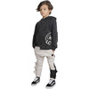 Poem Hooded Sweater, Black Flame - Jumpers - 2