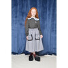 Song Midi Skirt, Check Houndstooth - Skirts - 4 - thumbnail