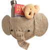 Elephant Bedtime Storage Pouch, Grey - Storage - 1 - thumbnail