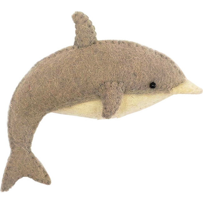 Mini Dolphin Head, Grey - Animal Heads - 1