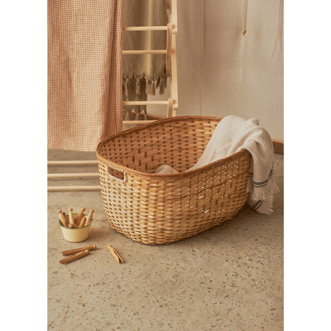 Tuscan Laundry Basket, Natural - Easter Baskets - 6